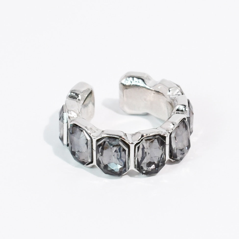 Smokey Luxe Crystal Ring