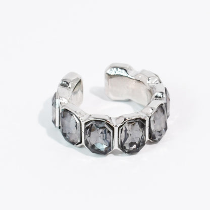Smokey Luxe Crystal Ring