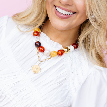 Pop of Joy Maple Necklace