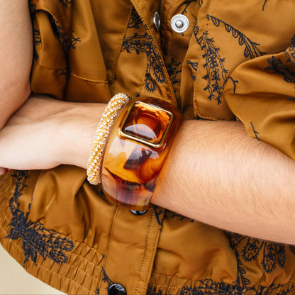 Lucky Girl Amber Bangle