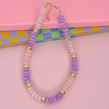 Pastel Day Dream Beaded Necklace