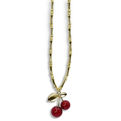 Cherry Pendant Necklace
