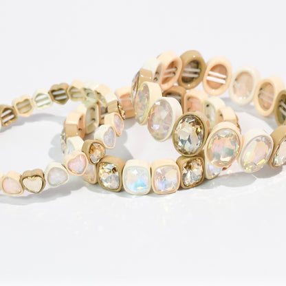 Nude Hearts Stack Set