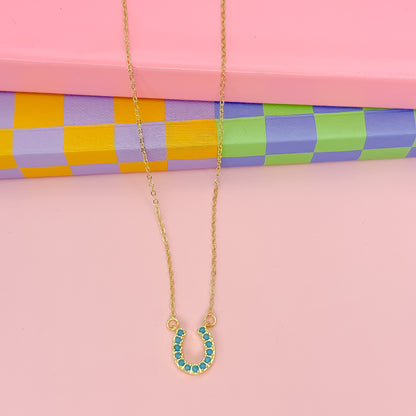 Lucky Charm Turquoise Necklace