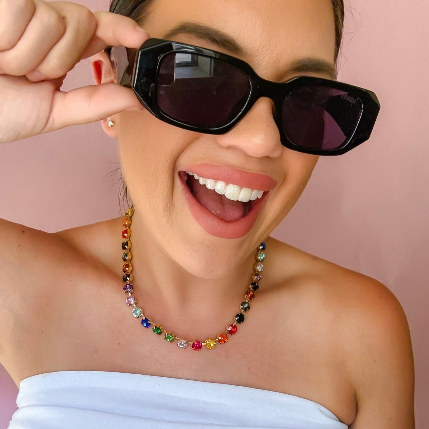 Disco Skittles Necklace