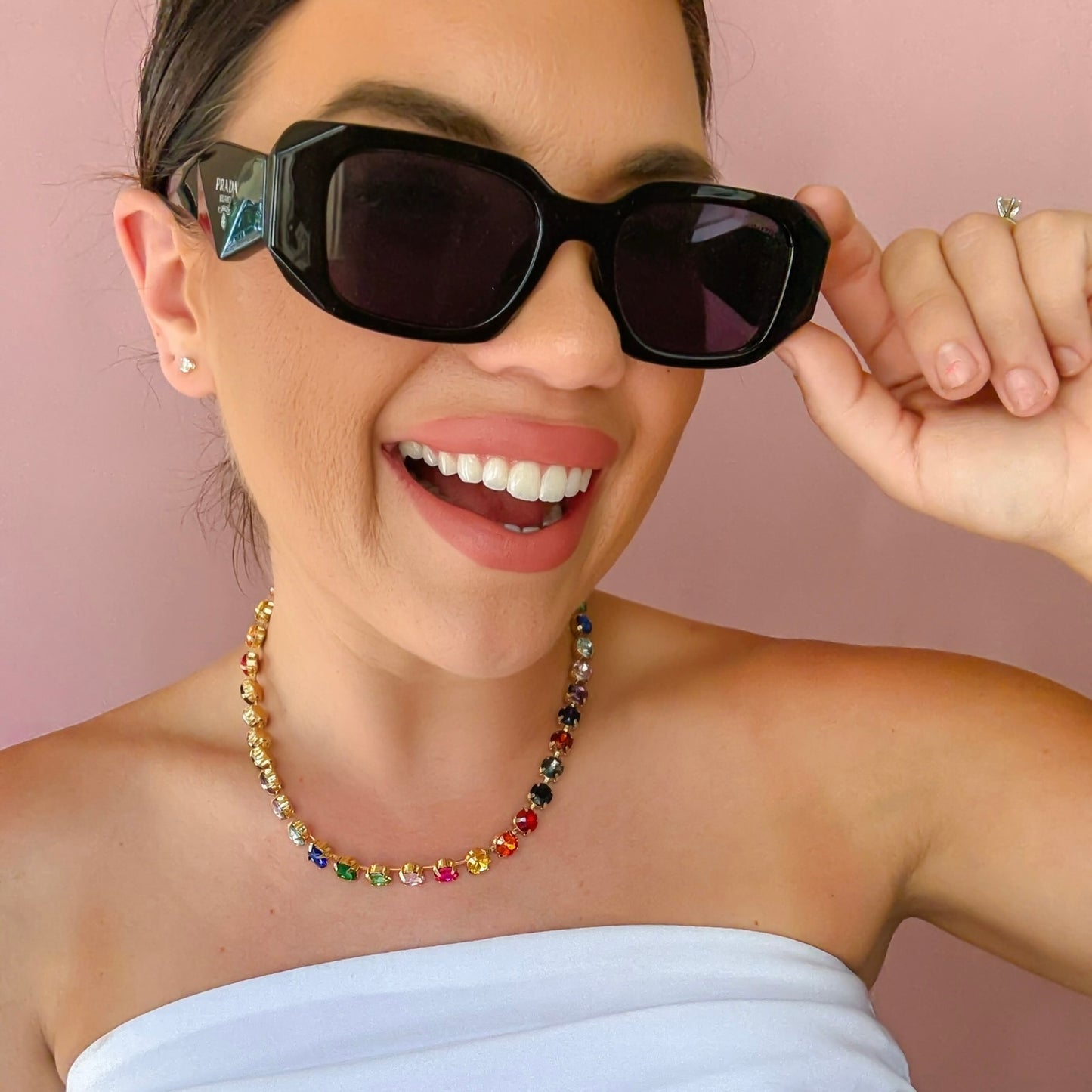 Disco Skittles Necklace