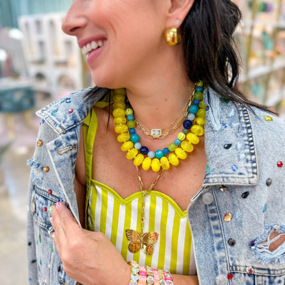 Love Big Blues Necklace