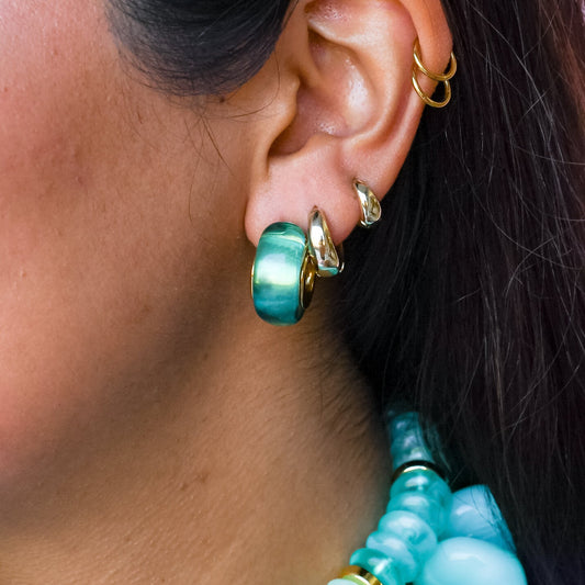Candy Teal Hoop