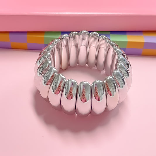 Glow up Silver Bracelet
