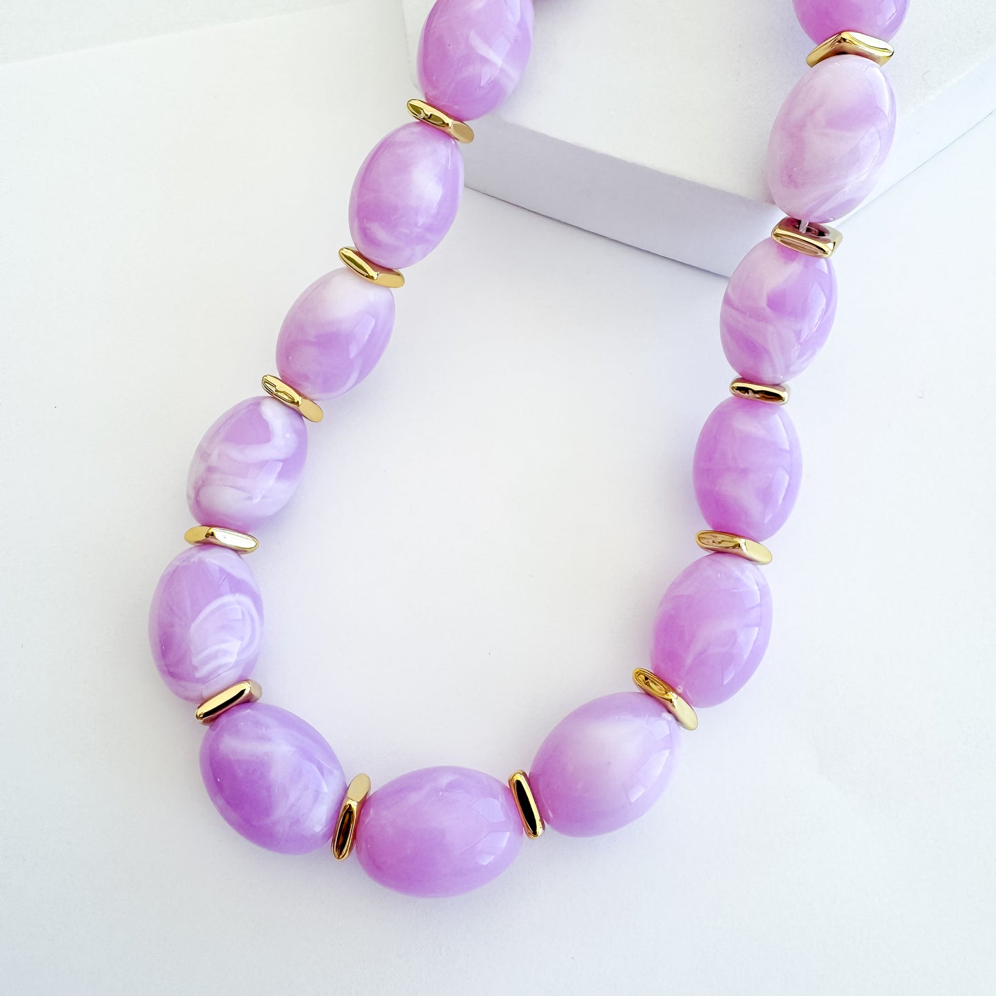 Jelly Pop Lavender Necklace