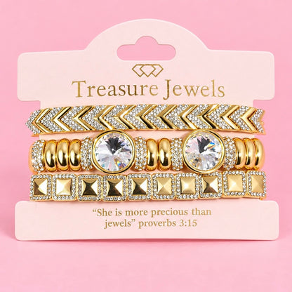 Crystal Luxe Power Stack Set