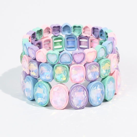 Pastel Hearts Stack Set