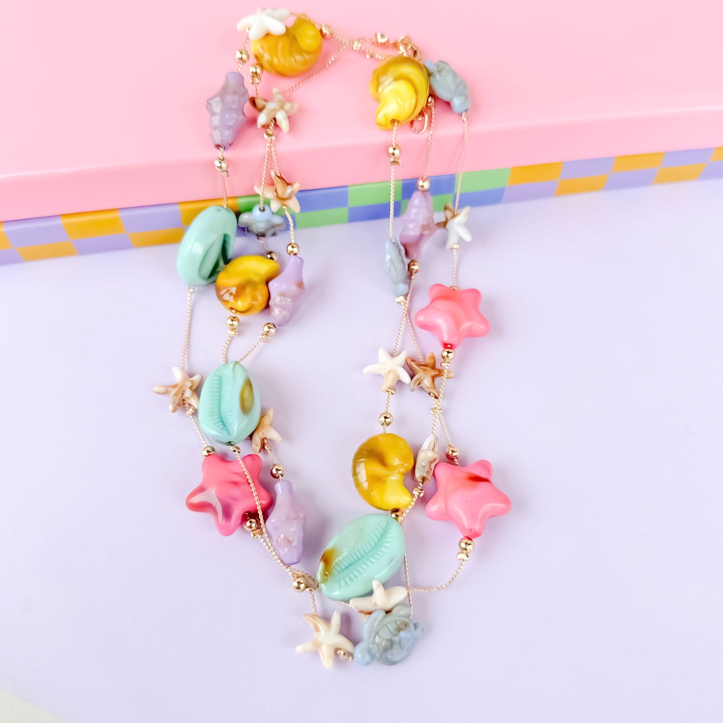 Starfish Kisses Long Necklace