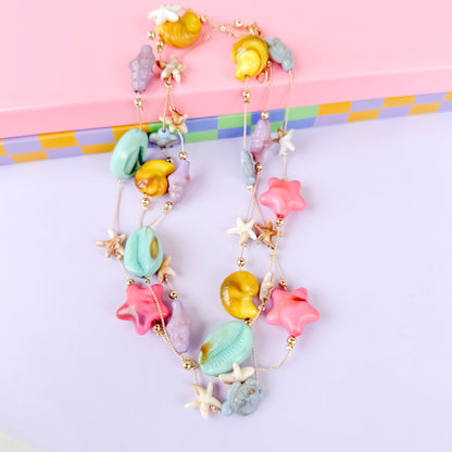 Starfish Kisses Long Necklace
