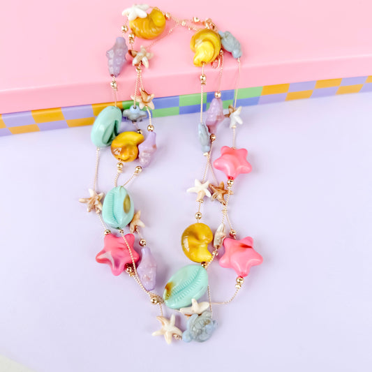 Starfish Kisses Long Necklace