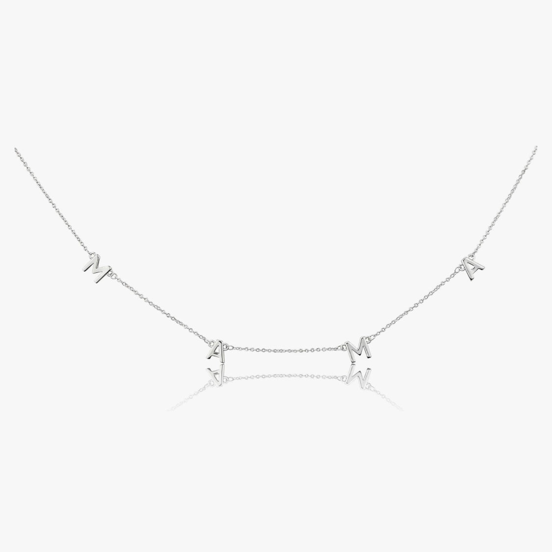 Dear Mama Silver Necklace