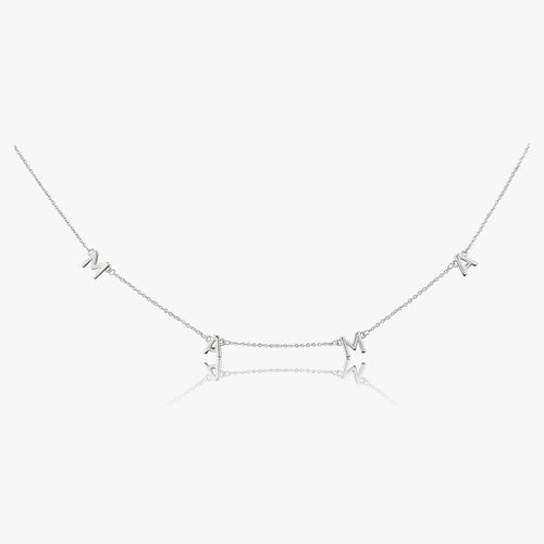 Dear Mama Silver Necklace