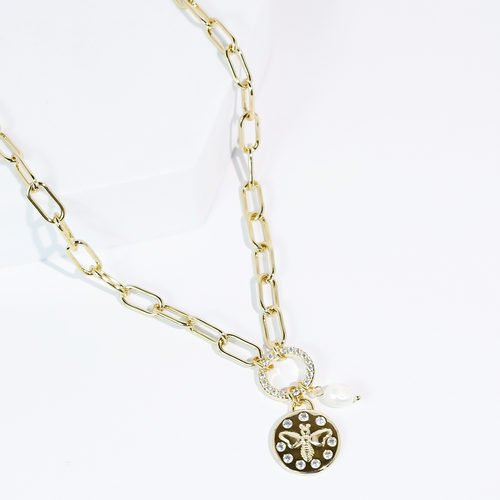 Bee Divine Gold Necklace