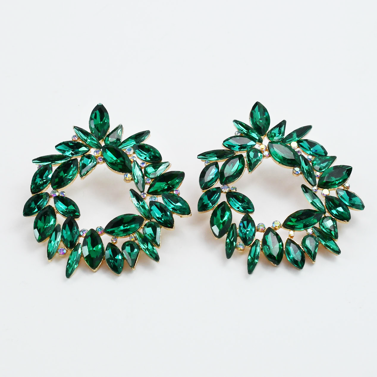 Colorful crystal statement earrings with multicolor beads and sparkling stones, waterproof earrings, tarnish free jewelry, hypoallergenic earrings for sensitive skin, 24k gold dainty earrings, handcrafted gemstone earrings, gold hoop earrings, boutique wholesale earrings, trendy gold jewelry, high quality jewelry gifts