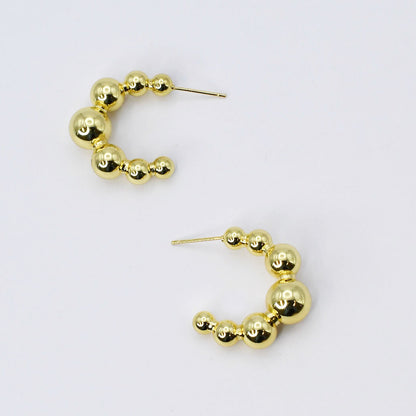 Bubble Hoop Gold