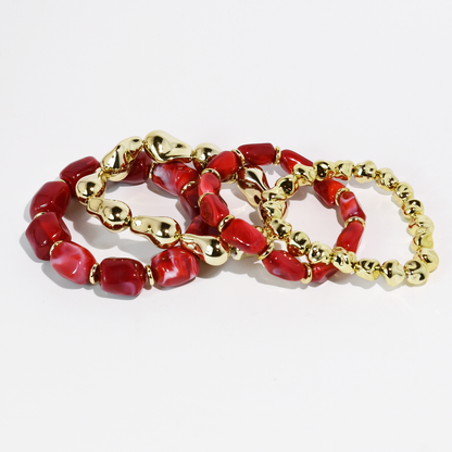 Cherry All Day Bracelet Stack