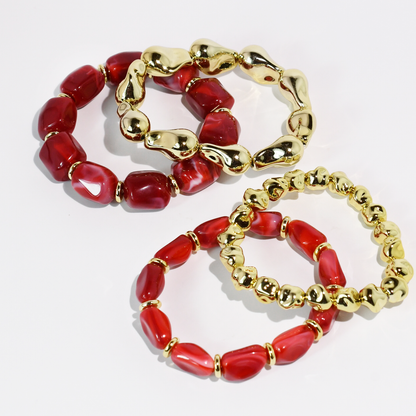 Cherry All Day Bracelet Stack