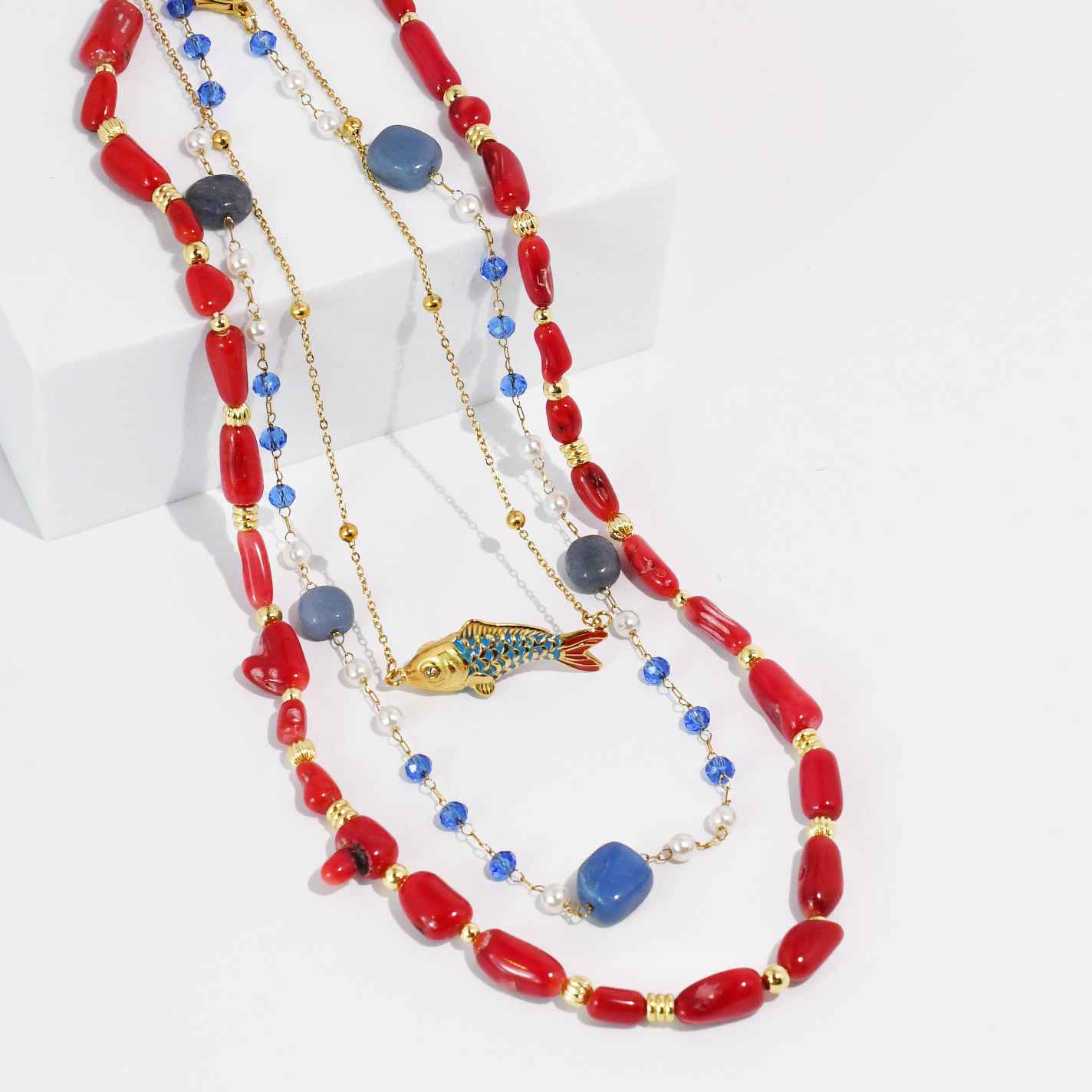 Cherry Coast Stack Necklace