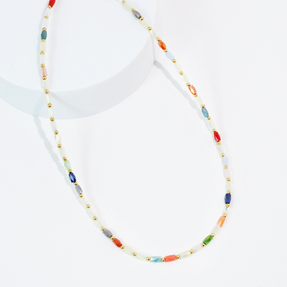 Coastal Bloom Beads Necklace