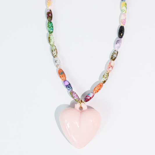 Color Pop Heart Necklace