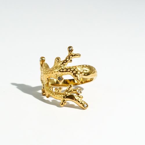 hypoallergenic ring, waterproof ring, tarnish free jewelry, boutique wholesale jewelry, dainty gold ring, gemstone statement ring, sparkly cubic zirconia ring, high quality jewelry gifts, elegant gold plated ring, trendy fashion ring, pastel gemstone ring,coastal gold ring