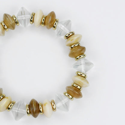 Cream Pop Beaded Bracelet
