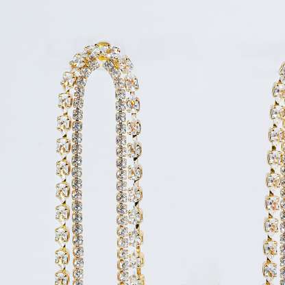 Crystal Cascade Earrings