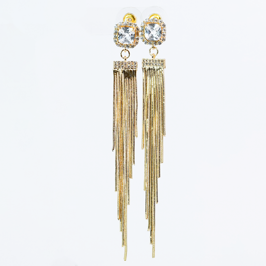 Crystal Fringe Earrings