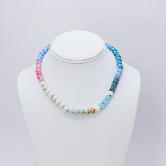 Cute Girl Gemstone Necklace