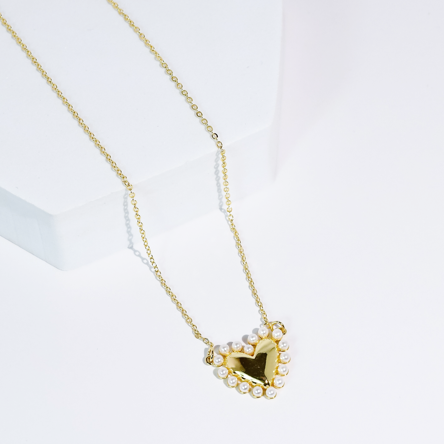 Cute Love Gold Necklace