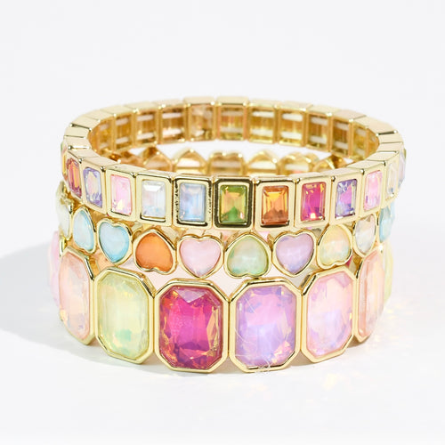 Sparkle Multi  Heart Stack Set