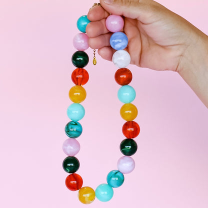 Pop of Joy Confetti Pastel Necklace