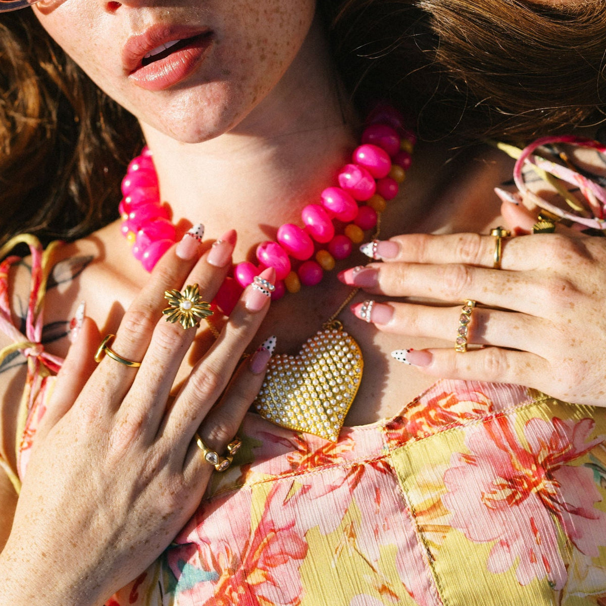 Pearl Queen Heart Necklace