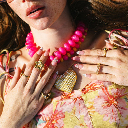 Pearl Queen Heart Necklace