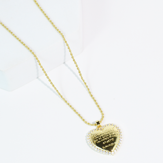 Delight Yourself In The Lord Gold Necklace