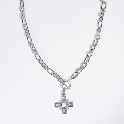 Divine Light Silver Necklace