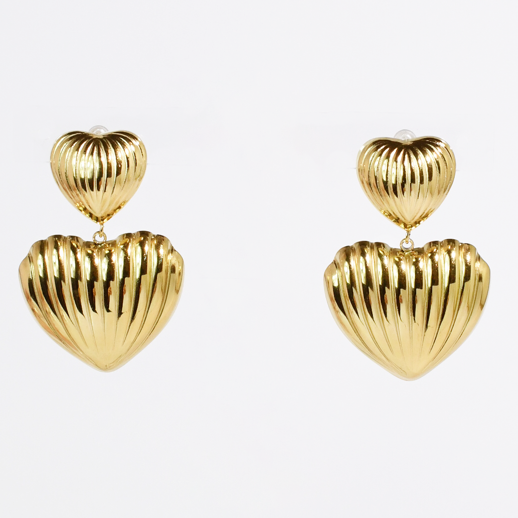 Double Heart Earring
