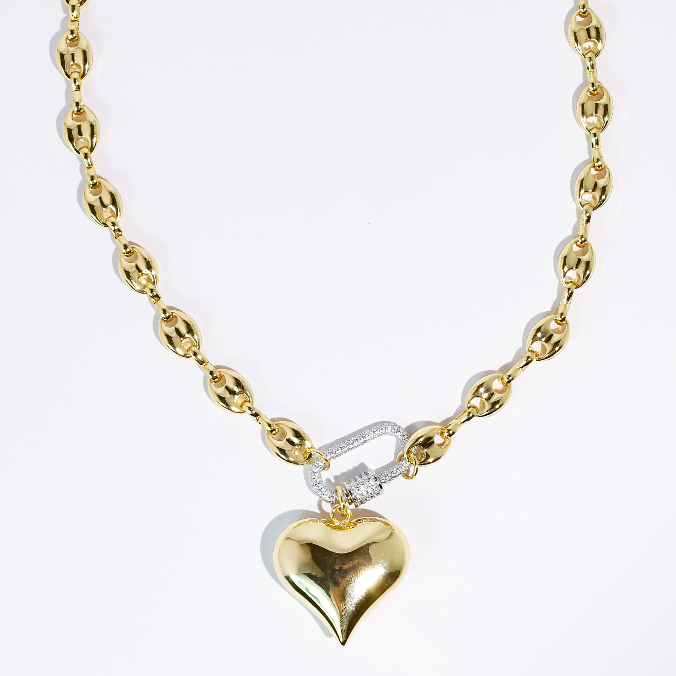 Double Trouble Gold Necklace