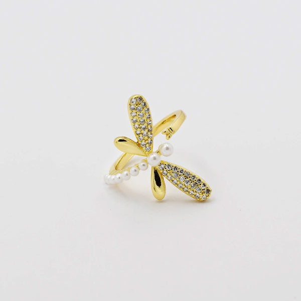 Dragonfly Gold Ring P11
