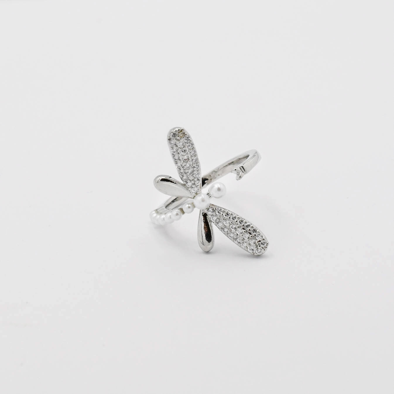 Dragonfly Silver Ring