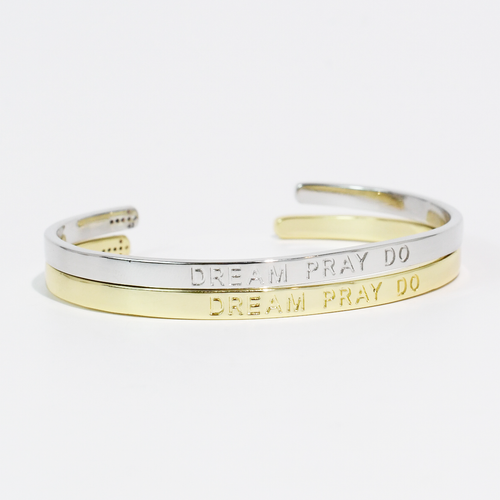 Dream Pray Do Bangle