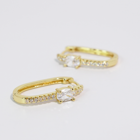 Drop Of Luxury Gold Huggie