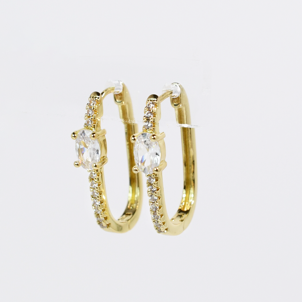 Drop Of Luxury Gold Huggie