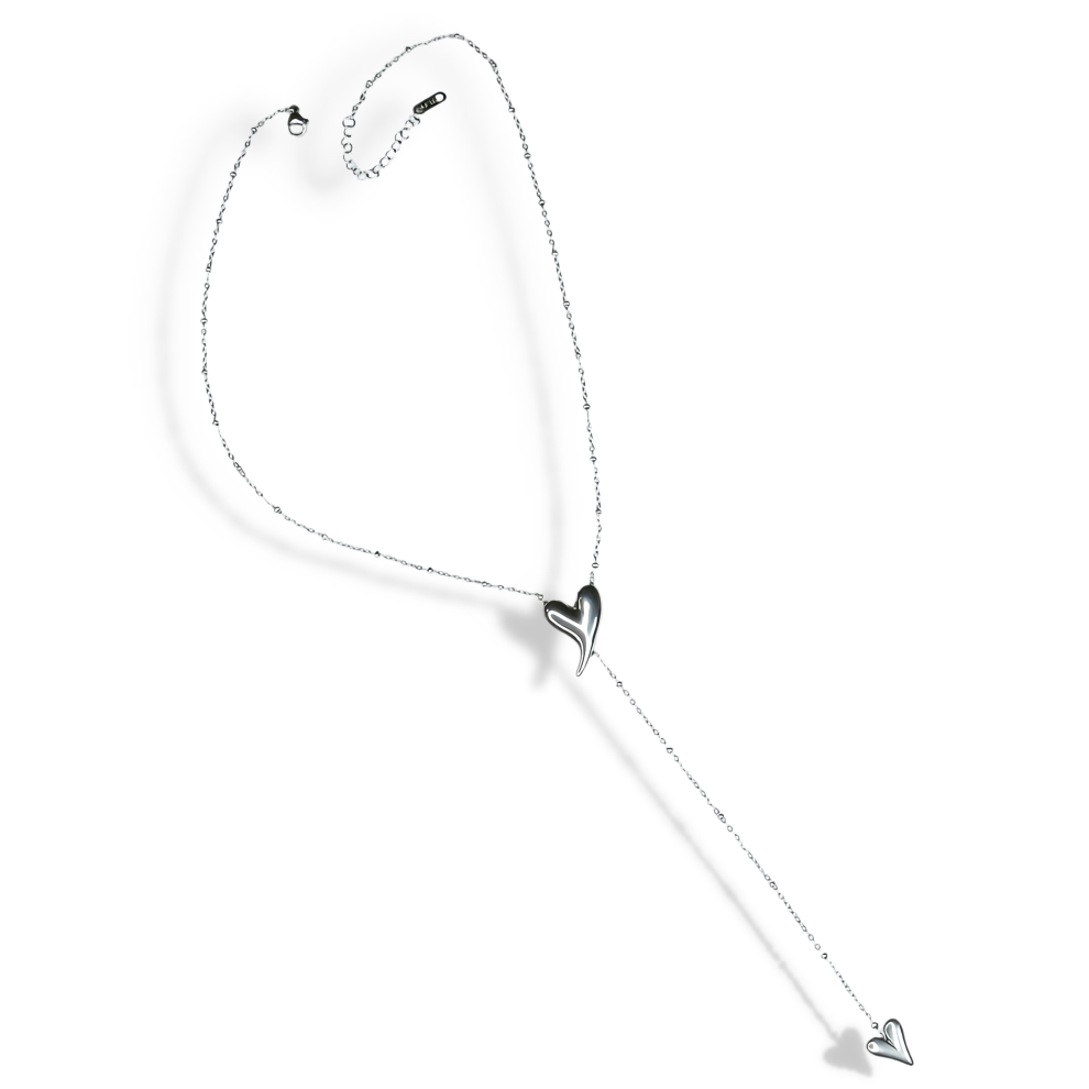 Two of a Kind Silver Necklace