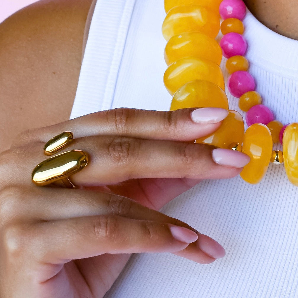 Water Proof Babe Gold Ring